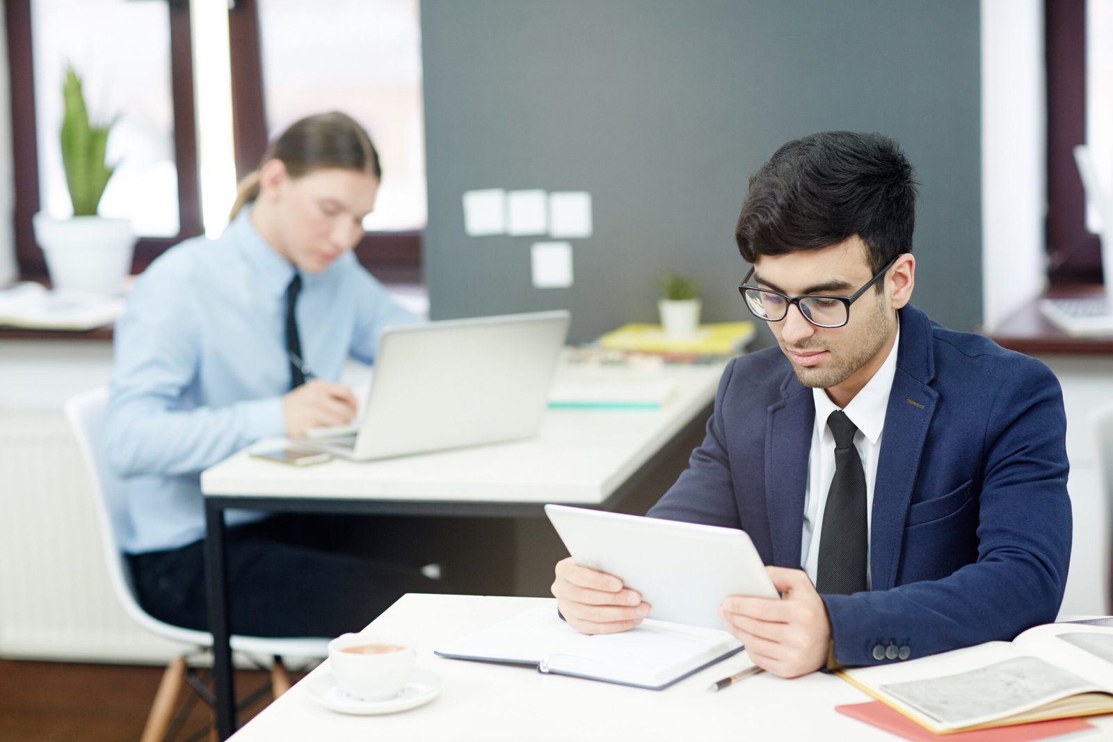 financial managers at work
